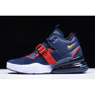 Nike Erkek Air Force 270 Obsidian / Metal Altın / Kırmızı Koşu Ayakkabısı Türkiye - VNMW3MOP